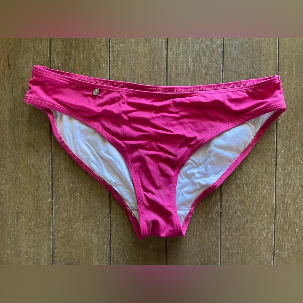 Curvy Kate hot pink bikini bottoms, size L